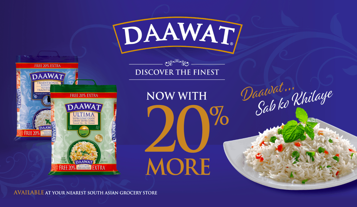 Daawat offer page