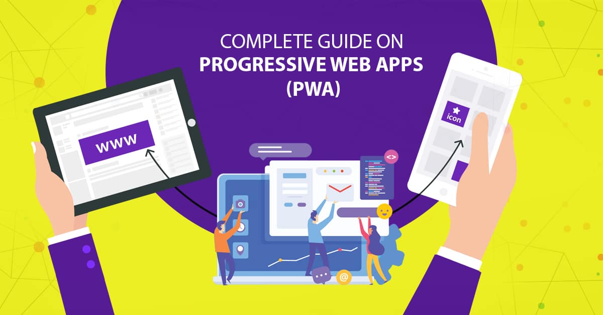 This image illustrates the benefits and use cases of progressive web apps