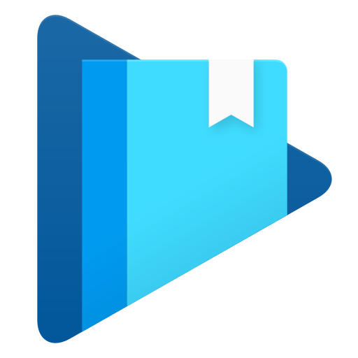 Google Play Books app interface displaying extensive ebook and audiobook collection with Google's signature search and recommendation features, offering instant access like live chat software 