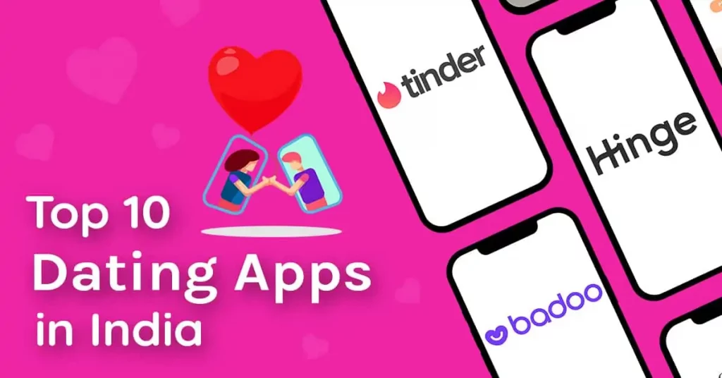 This creative is for a blog detailing the top dating apps in India