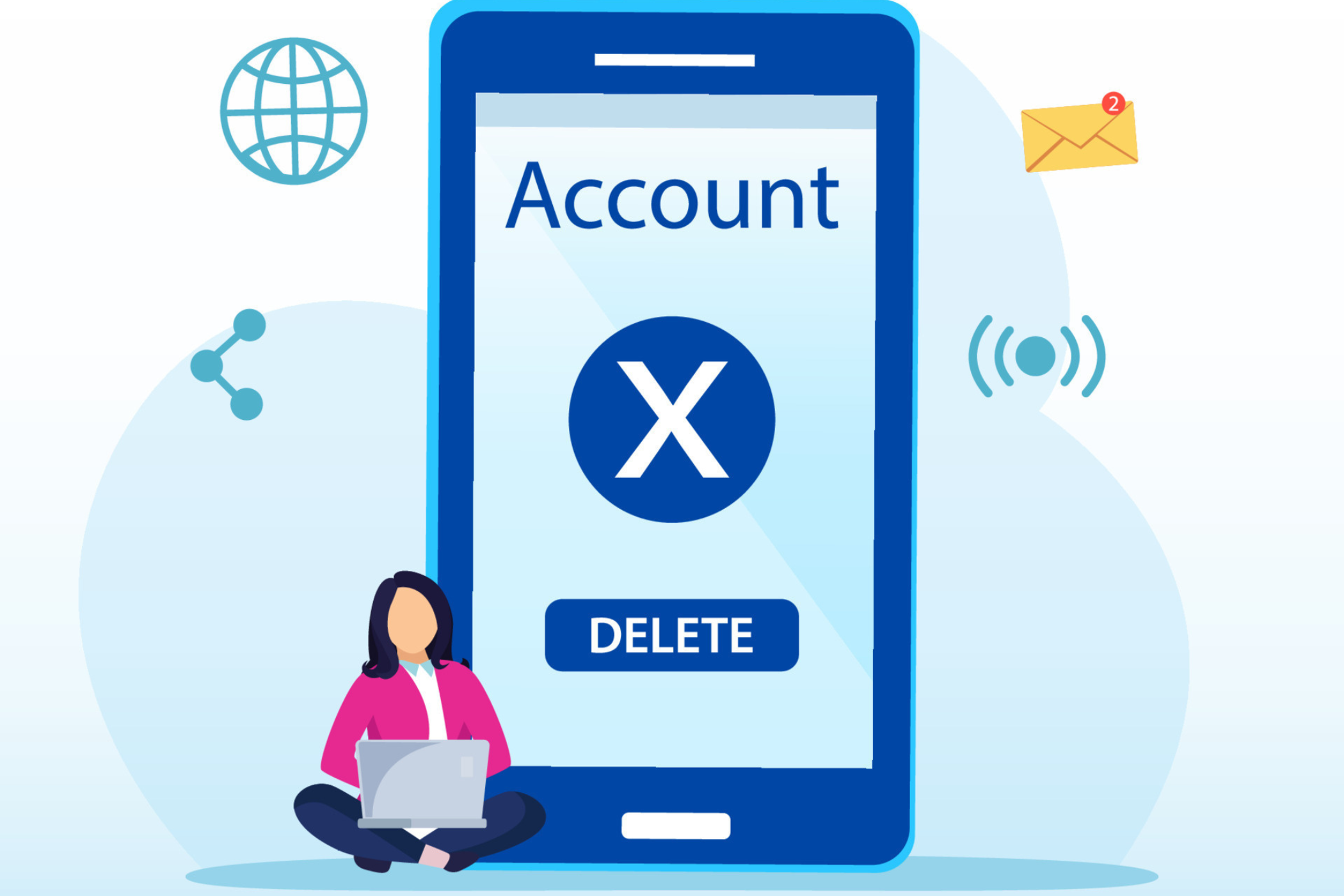 Illustration of Allow Users to Delete Accounts