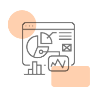 analytics reports illustration used on milk delivery app admin app