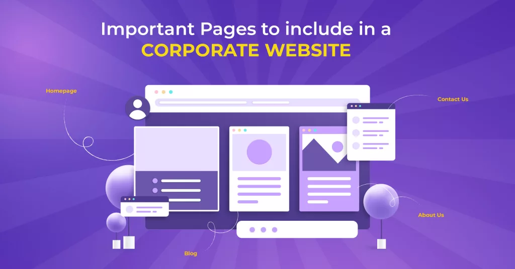 Banner image for Important pages to include in a corporate website