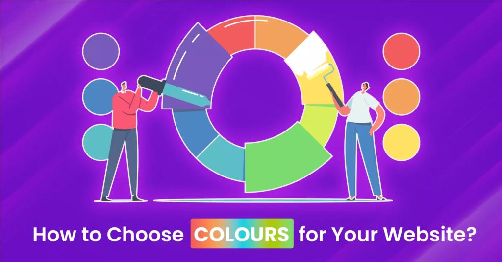 banner for how to choose colours for your website