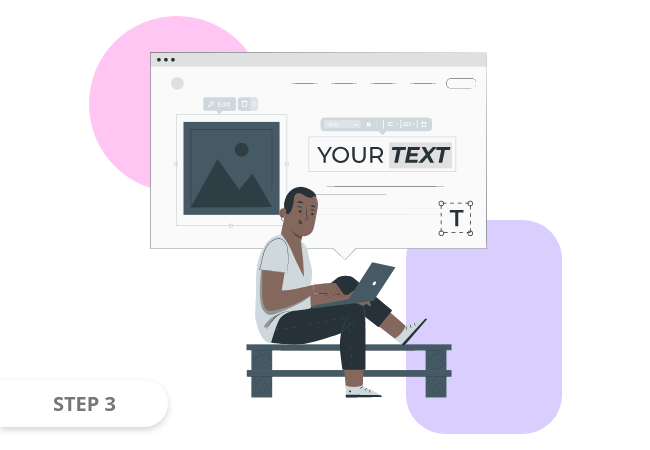 Software development process UX and Wireframe screen