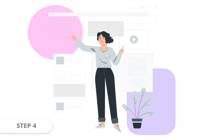 Visualisation step 4 of Software Development Process illustration