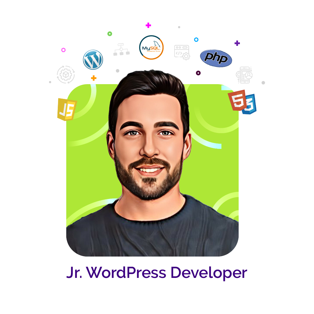 Jr.-WordPress-Developer creative used on Website Development page