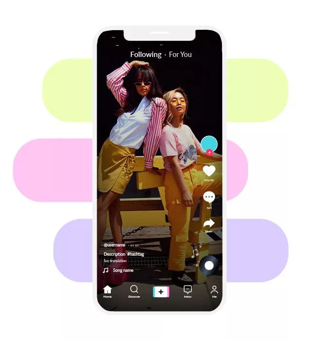 Tiktokclone app feature snippet