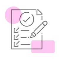 illustration used to showcase noting down the client's requirements