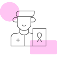 this icon is used to depict oncologist. It is used on our service page - SEO for doctors and healthcare practitinoers