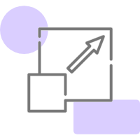 Scalability graphical illustration used on Website Design for Restaurant page