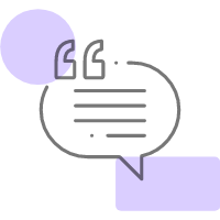 icon used for testimonials