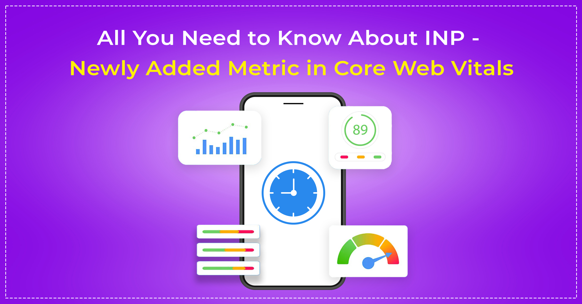 Featured image of our blog "All You Need to Know About INP - Newly Added Metric in Core Web Vitals"
