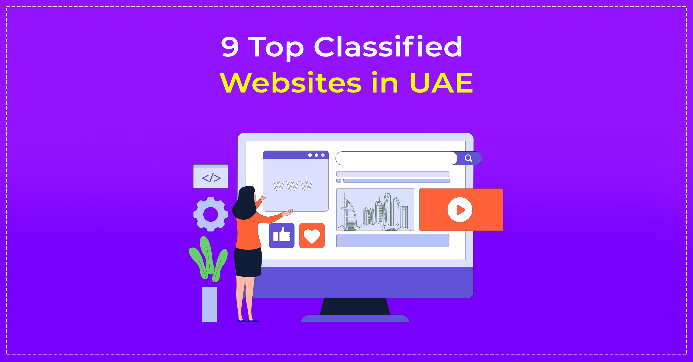 banner image for our blog - 9 Top Classified Websites in UAE
