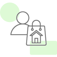 Individual sellers homeowners illustration