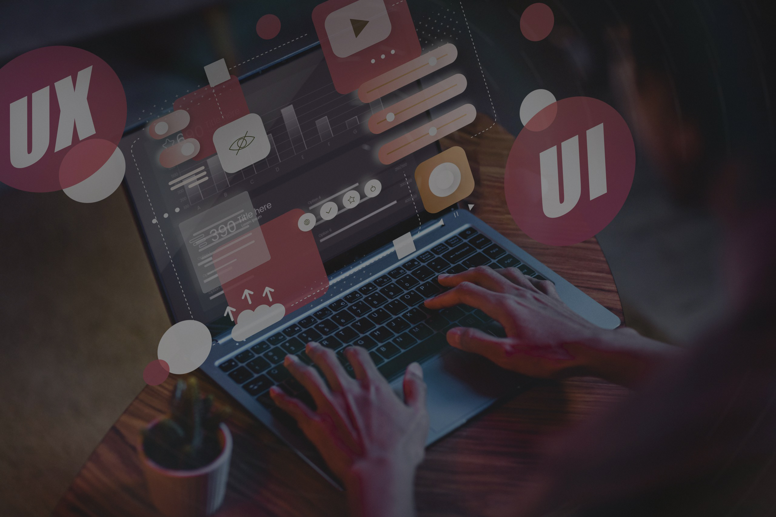 UI UX Representations With Laptop Scaled